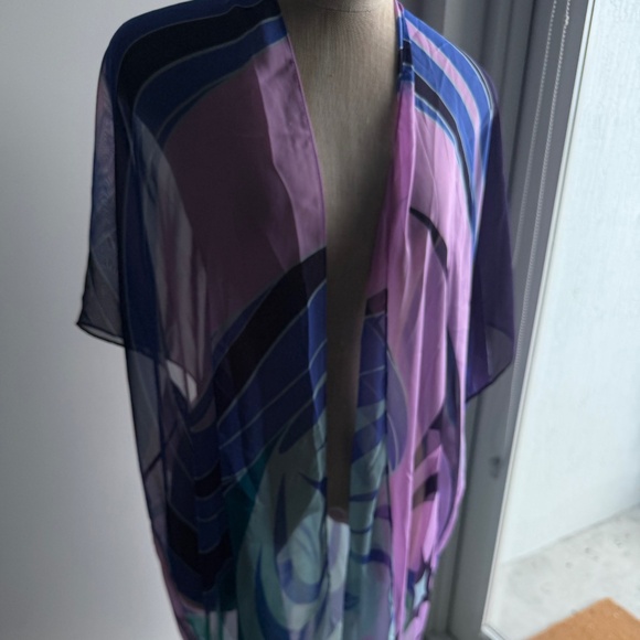 Tribal Geometric Kimono One Size - Picture 1 of 6